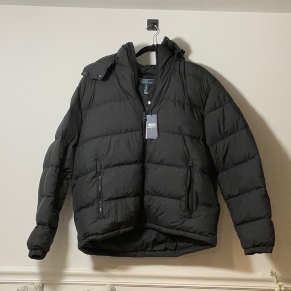Polo by Ralph Lauren Black Quilted Puffer Jacket